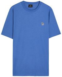 Paul Smith - Appliquéd Cotton T-Shirt - Lyst