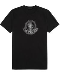 Moncler - Logo Cotton T-Shirt - Lyst