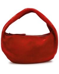 KHAITE - Olivia Medium Suede Top Handle Bag - Lyst