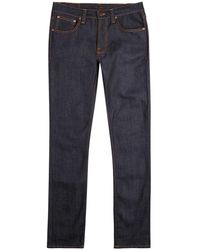 Nudie Jeans - Tight Terry Slim-leg Denim Jeans - Lyst