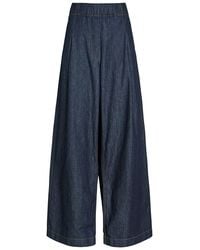 Dries Van Noten - Pila Wide-Leg Denim Trousers - Lyst