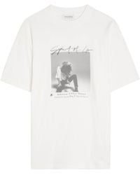 Anine Bing - Ashton Spirit Printed Cotton T-Shirt - Lyst