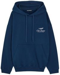 Cole Buxton - International Hooded Logo-Embroidery Cotton Sweatshirt - Lyst