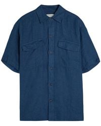 Oliver Spencer - Patch Pocket Linen Shirt - Lyst