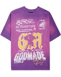 God Made - Retribution Printed Cotton T-Shirt - Lyst