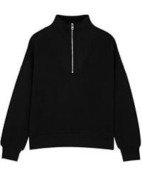 Varley - Hawley Half-zip Stretch-jersey Sweatshirt - Lyst