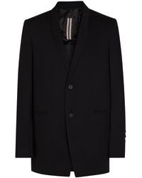 Rick Owens - Concordian Wool Blazer - Lyst