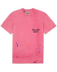 GALLERY DEPT. - Paint-splattered Logo Cotton T-shirt - Lyst