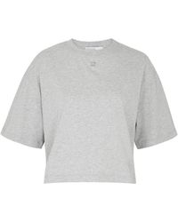 GIUSEPPE DI MORABITO - Logo Gloved Cotton T-shirt - Lyst