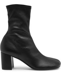 Dries Van Noten - 75 Leather Ankle Boots - Lyst