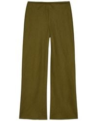 Reformation - Gale Straight-Leg Linen Trousers - Lyst