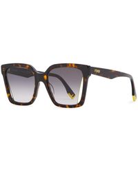 Fendi - Square-frame Sunglasses - Lyst