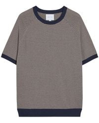 Raith - Rafael Striped Knit T-Shirt - Lyst