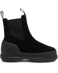 Moon Boot - Luna Suede Chelsea Boots - Lyst