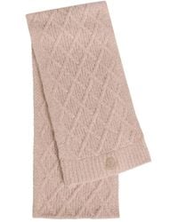 Moncler - Metallic-Weave Alpaca-Blend Scarf - Lyst