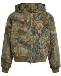 CHERRY LA - Camouflage Hooded Canvas Jacket - Lyst