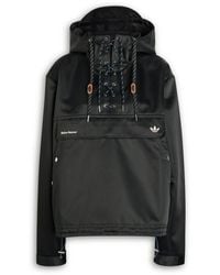 adidas - X Wales Bonner Hooded Satin Jacket - Lyst