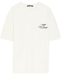 Cole Buxton - International Logo-Embroidery Cotton T-Shirt - Lyst