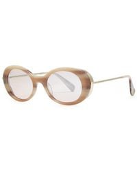 Max Mara - Malibu10 Oval-frame Sunglasses - Lyst