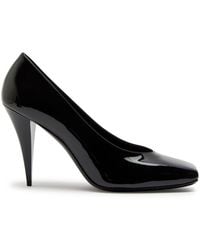 Givenchy - Square-Toe Patent Leather Pumps - Lyst