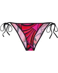 PUCCI - Printed Bikini Briefs - Lyst