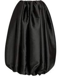 Calvin Klein - Yael Gathered Satin-Crepe Maxi Skirt - Lyst