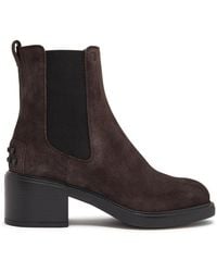 Tod's - Gomma 60 Suede Ankle Boots - Lyst