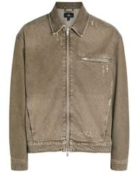 Represent - Collared Denim Jacket - Lyst