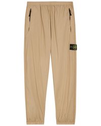 Stone Island - Tela Stretch-Cotton Trousers - Lyst