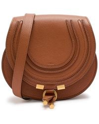 Chloé - Marcie Small Grained Leather Saddle Bag - Lyst