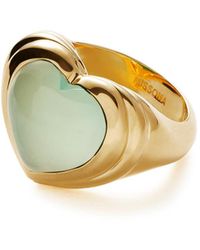 Missoma - Jelly Heart 18kt Gold-plated Ring - Lyst