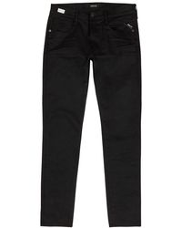 Replay hyperflex black jeans Clearance