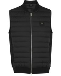 Moose Knuckles - Air Down Explorer Shell And Cotton Gilet - Lyst