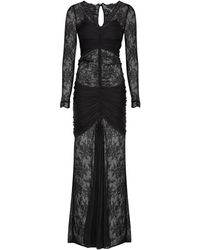 Rabanne - Rabanne Stretch-Jersey And Lace Maxi Dress - Lyst