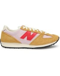 New Balance - 471 Panelled Brushed Suede Sneakers - Lyst