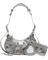 Balenciaga - Le Cagole Xs Metallic Shoulder Bag - Lyst