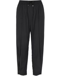 Herno - Cropped Tapered Nylon Trousers - Lyst