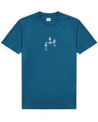 C.P. Company - Logo-Print Cotton T-Shirt - Lyst