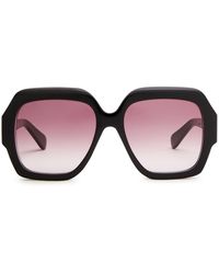 Chloé - Chloe Gayia Oversized Square-frame Sunglasses - Lyst