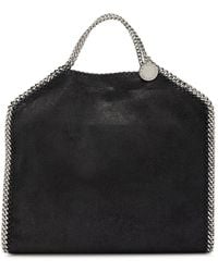 Stella McCartney - Falabella 3 Chain Faux Suede Tote Bag - Lyst