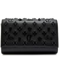 Christian Louboutin - Paloma Embellished Leather Clutch - Lyst