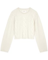 Lisa Yang - Hannah Cable-knit Cashmere-blend Jumper - Lyst