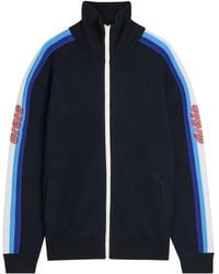 Drole de Monsieur - La Maille Zippée Drôle Merino Wool Track Jacket - Lyst