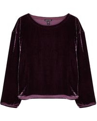 Eileen Fisher - Velvet Top - Lyst