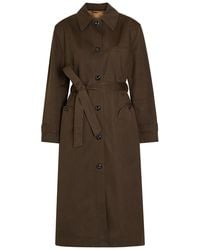 Blazé Milano - Basoto Belted Cotton Trench Coat - Lyst