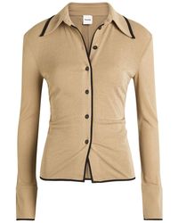 Nanushka - Idana Mesh-Jersey Shirt - Lyst