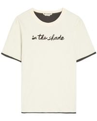 JW Anderson - The Shade Embroidered Cotton T-Shirt - Lyst