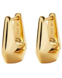 Missoma - X Lucy Williams 18Ct Vermeil Small Hoop Earrings - Lyst