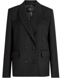 Anine Bing - Evalyn Double-Breasted Wool-Blend Blazer - Lyst