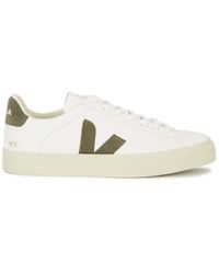 Veja - Campo White Leather Sneakers, Sneakers, White, Grained Leather - Lyst